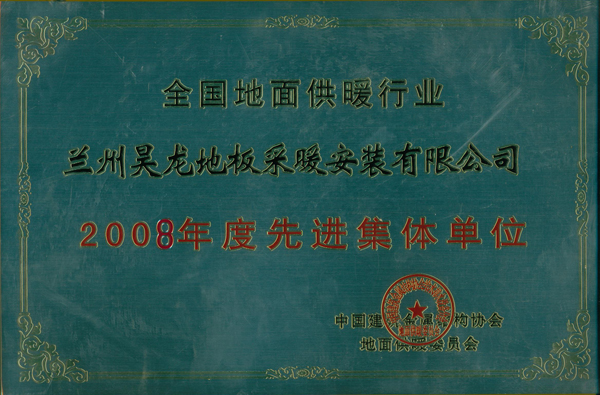 2008年度先进集体单位