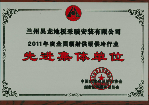 11年度全国辐射先进单位
